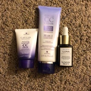 Sunday Riley Luna oil & alterna CC cream